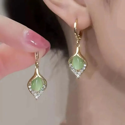Pendientes de ojo de gato para mujer, ojo de ángel, accesorios de joyería para regalo, temperamento de alta gama, moda, lujo 