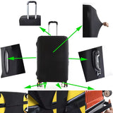 Fashion travel suitcase protective cover Luggage Protective Cover Solid Color Suitable for 18-32 Inch Suitcases.-zmt