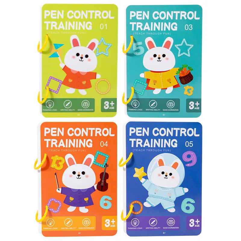 Magical Tracing Workbook Children Montessori Drawing Book Education Reusable Magic Practice Copybook Pen Control Training Book