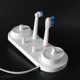 1Pc Oral B Electric Toothbrush Holder Bracket Bathroom Stand Base Support with Charger Hole for Tooth Brush Heads