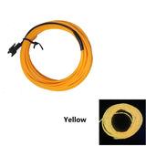 10/5/3/2/1M Glow EL Wire Neon Cable Christmas Dance Party DIY Costumes USB Switch Light Battery Voice control Lamp LED Mask Ball