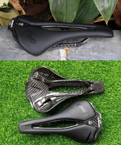 RYET Bicycle Saddle Ultralight Racing Bike Full Carbon Bike Seating Saddles 115g 7x9mm Road Sports Cushion Cycling Accessories