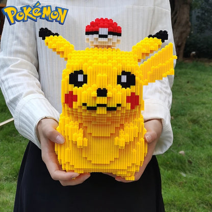5210 piezas Anime Pokémon Pikachu Diamante Micro bloques de construcción juegos modelo mini ladrillos figura difícil descompresión juguetes regalo