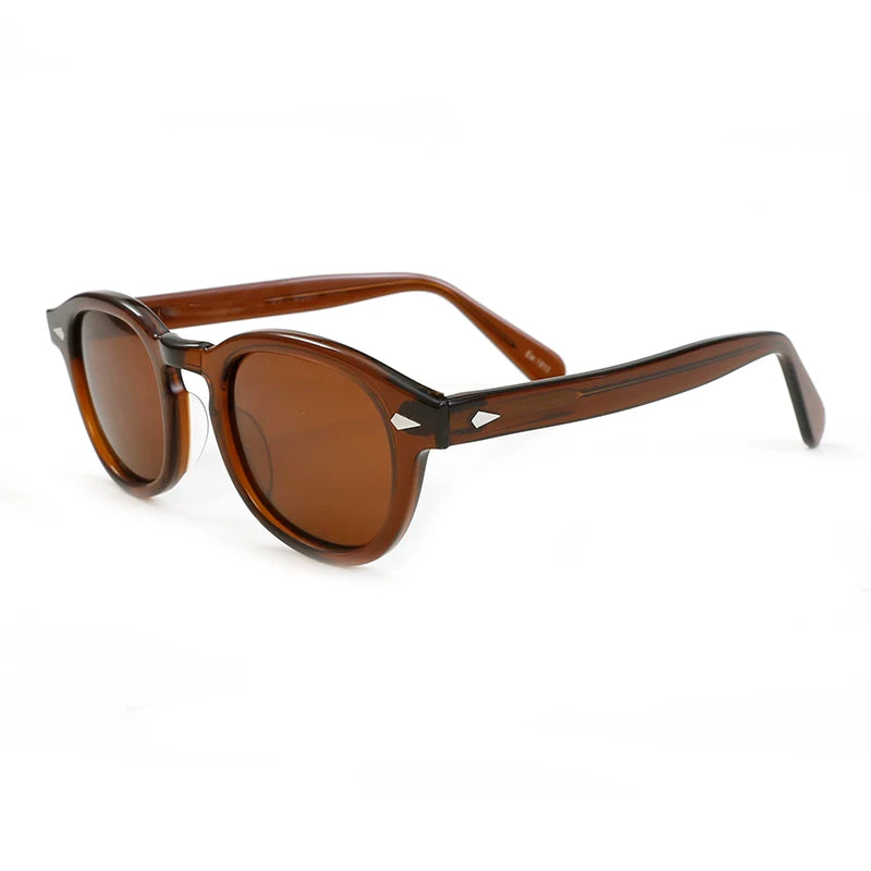 Polarized Sunglasses for Men and Women, UV400 Johnny Depp Lemtosh Style, Retro Acetate Frame, Eyeglasses Eyewear for Men