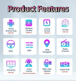 Android 14 For Land Rover Discovery 4 LR4 2009-2016 Car Radio Automotive Multimedia Tesla Screen Carplay Auto Bluetooth GPS 4G