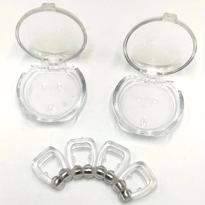 Anti-snoring Artifact, Silicone Magnetic Anti Snoring Nose Clip, Male and Female Creative Sleep Aid To Alleviate Snoring