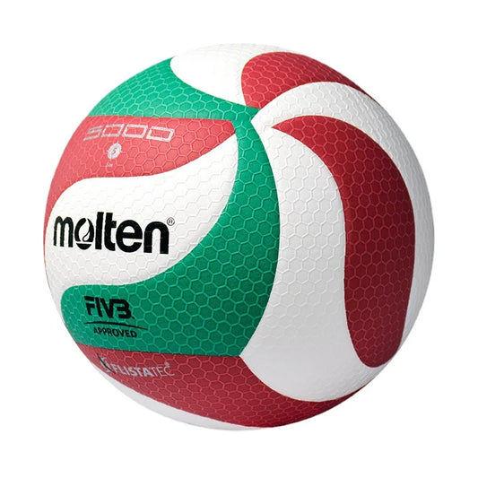 Balón de voleibol Molten V5M5000, aprobado por la FIVB, talla 5 oficial, para mujeres y hombres, para entrenamiento profesional en interiores.