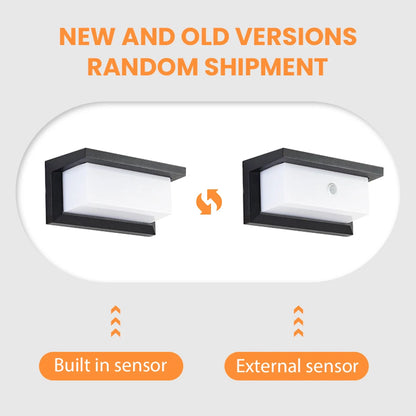 Led Outdoor Wall Light Waterproof IP66 Motion Sensor Led Outdoor Lighting Porch Lights Balcony Garden Lights Outdoor Wall Lamp