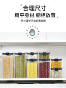 460-1800ml Sets Kitchen Stackable Sealed Jar Plastic Food Storage Box Multigrain Tank Bottle Dried Fruit Tea Storage Containers