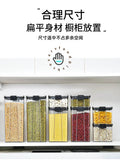 460-1800ml Sets Kitchen Stackable Sealed Jar Plastic Food Storage Box Multigrain Tank Bottle Dried Fruit Tea Storage Containers