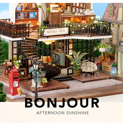 Doll House Handmade 3D Puzzle Making Building Model Kit Production And Assembly Room Toys Wooden Crafts DollHouse Birthday Gifts