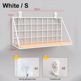 Spice Rack For Kitchen Hanging Wooden Spice Jar Storage Shelf Wall Kitchen Organizer Seasoning Holder Kitchen Accessories