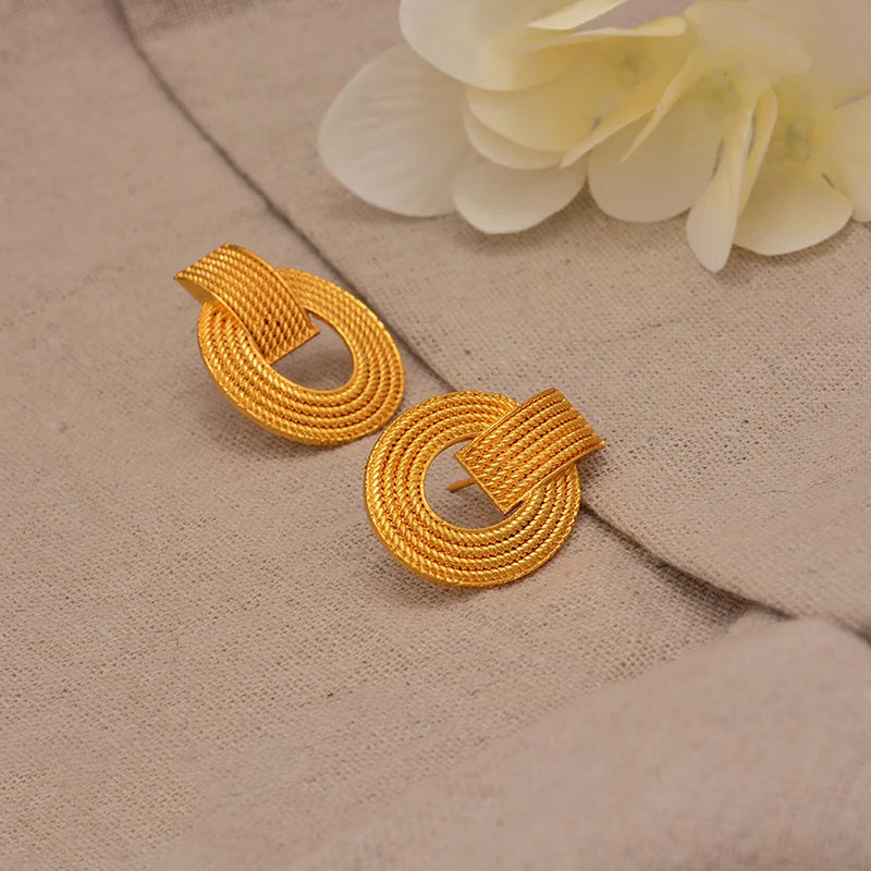 Jewelry Set For Women  Gold Plated With Necklace Pendant Nigerian Wedding Jewelry