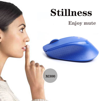 Ratón inalámbrico silencioso Logitech M330 de 1000 DPI, óptico y silencioso de 2,4 GHz con receptor USB, ideal para oficina, hogar y PC.