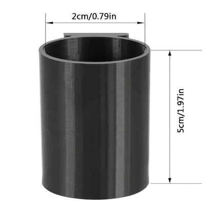 1PC Car Lipstick Holder Fit,Space-Saving Vent Side Organizer for Lipsticks,Sleek Black Design,Sturdy ConstructioTravel Essential