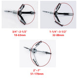 Three-jaw Cylinder Sander Inner Diameter Grinder Steel Car Engine Brake Cylinder Bore Hone Tool Flexible Shaft Honing 19-64mm