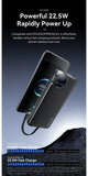 Essager Power Bank 30000mAh 22.5W PD Fast Charging Powerbank Portable Battery Charger For iPhone 15 14 13 12 Pro Max Huawei