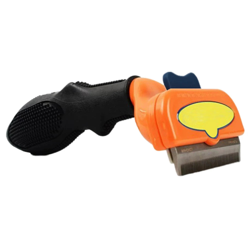 Peines para quitar el pelo de mascotas y gatos, cepillos de aseo para perros y gatos, peines de masaje para la caída del pelo, cepillo de limpieza y desenredado para recortar el pelo de mascotas.