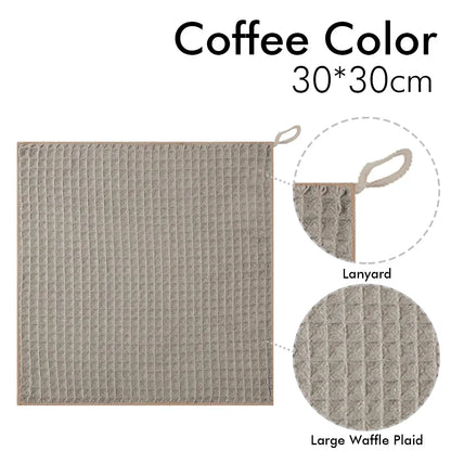 Super Absorbent Barista Bar Towel Coffee Machine Special Rag No Lint Square Towel Cleaning Cloth Coffee Machine Cleaning Towel