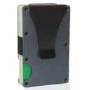 Slim Wallet For Men - Front Pocket RFID Blocking Minimalist Wallet For Men - Metal Wallet With Money Clip For Men