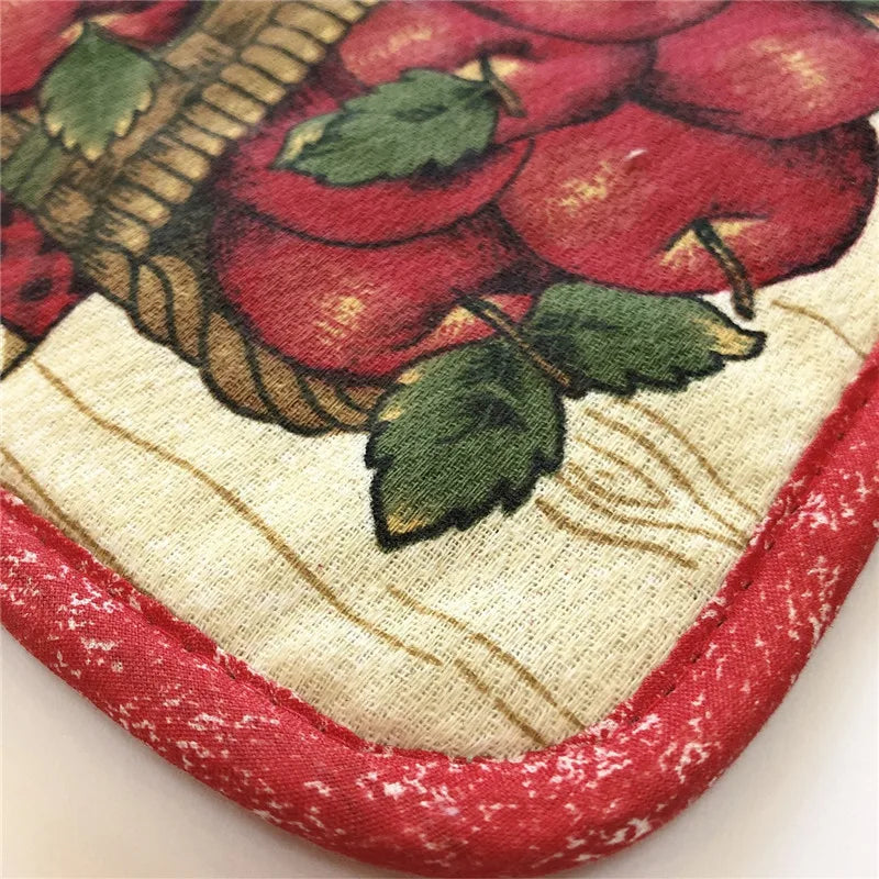 1Pc 16.5x16.5cm Square Sewing Cotton Heat Resistant Potholder Pot Holder Pads Table Placemat Kitchen Baking Tool