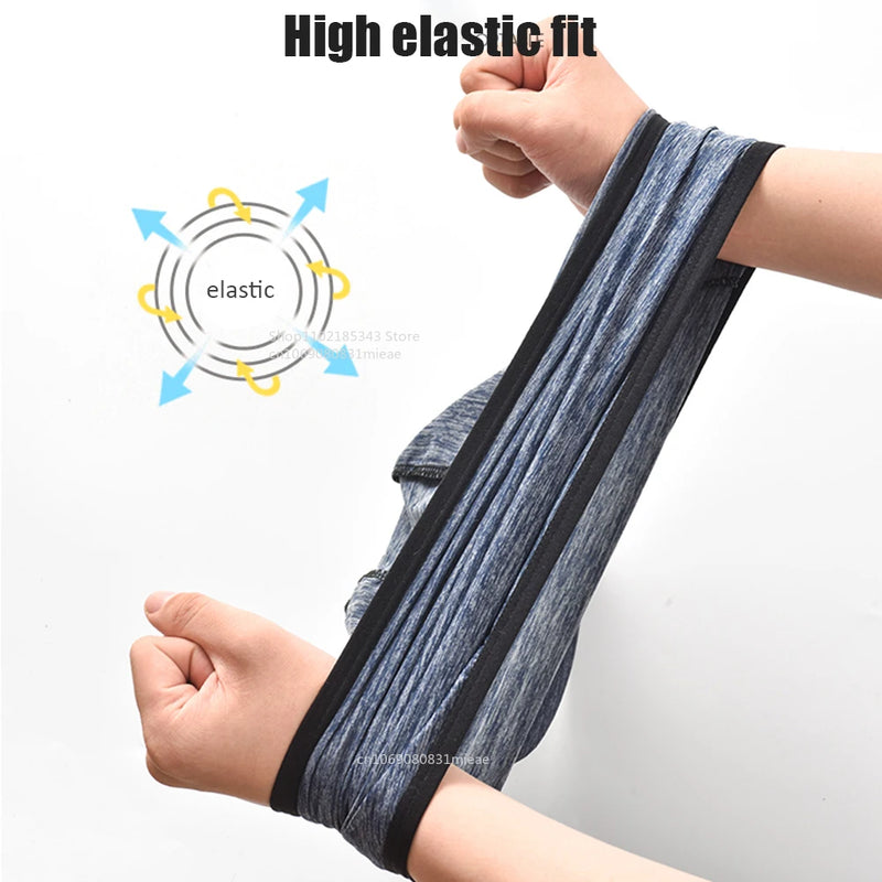 Gorro con capucha y protector solar para la cara, protección UV, de seda fría, para hombres y mujeres, ciclismo, escalada, correr, protector solar, capota de montar