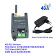 Controle remoto din-rail gsm 4g g202, interruptor de relé único para abridor de portão de garagem deslizante (substituir rtu5024)