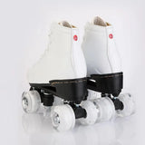 Adult Double-Row Roller Skates, Men's and Women's Flashing Four-Wheel Skates, Fancy Rink Professional Adult Skates