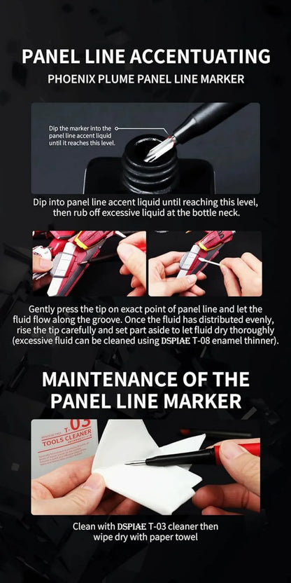DSPIAE TC-S01 Departuretool Combo Multifunctional Model Tool SET Gundam Assembly Handmade Scissors Sandpaper Tweezers Beginner