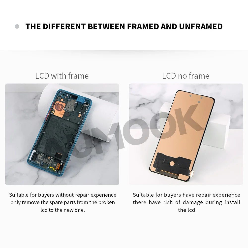 Pantalla LCD AMOLED de 6,53" para Xiaomi MI 9T Pro/MI 9T, ensamblaje de digitalizador táctil con marco para Xiaomi Redmi K20 Pro/K20 LCD
