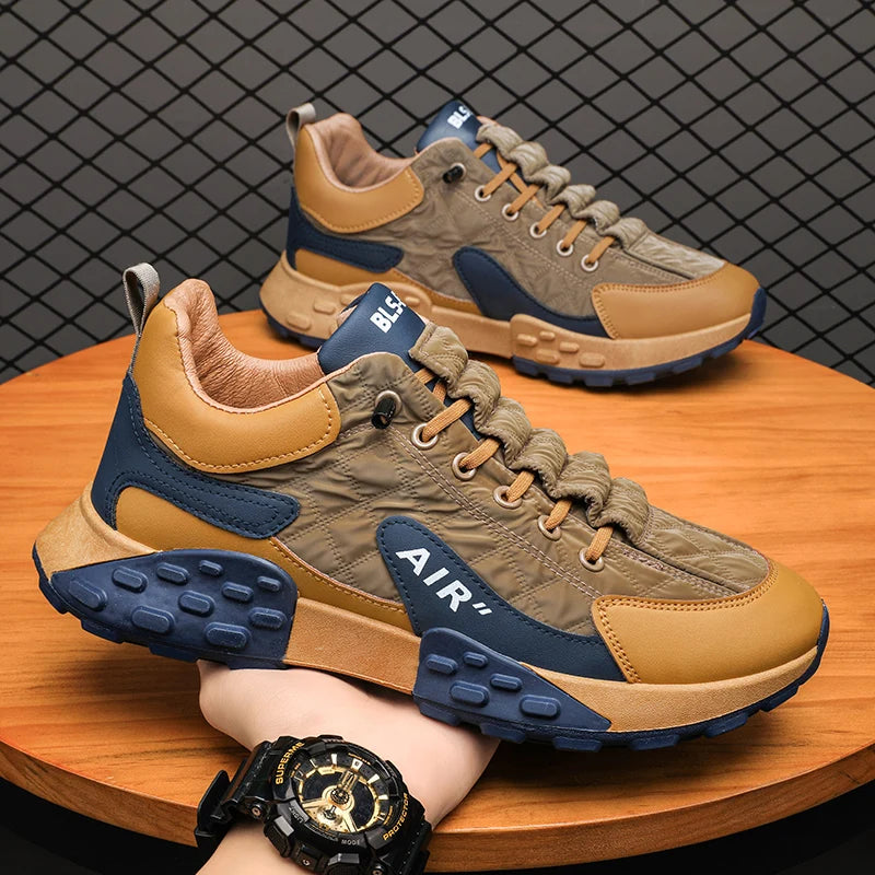 Men Sneakers Platform Men Shoes 2025 New Running Shoes for Men Luxury Brand Casual Vulcanized Shoes Comfortable Tenis Masculino