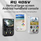 ANBERNIC RG406V Retro Handheld Game Console 4" IPS Multi-touch Screen Android 3D Hall Joystick 5500mAh Video Player 1080p DP Out