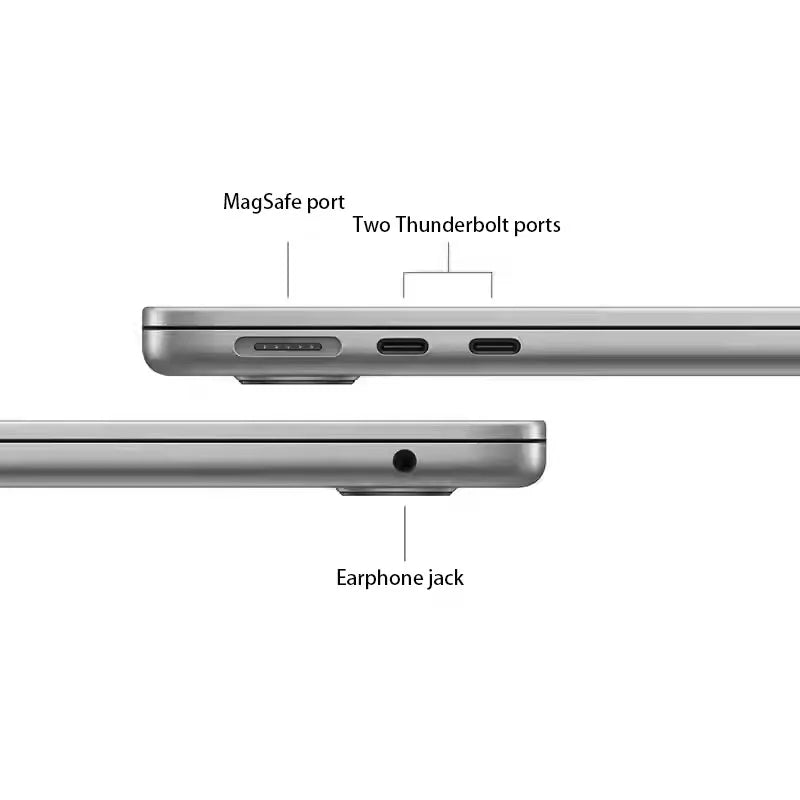 2024 MacBook AIR M3 15 Inch 8-core CPU 10-core GPU 256G/512G/1T/2T/4T SSD 16G/32G/64G RAM Notebooks Laptop.