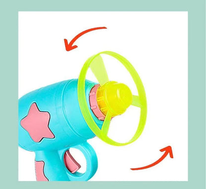 Puppy Cat Toys Flywheel Pistol Frisbee Gyro Top Pet Entertainment Production Funny Shoot Off Product Dog Training Accessoriess