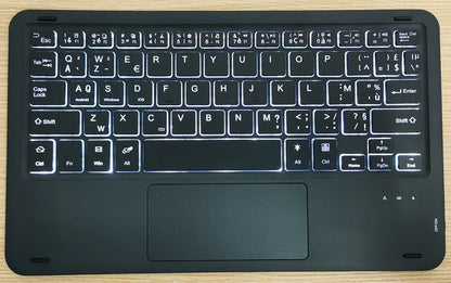 Bluetooth Keyboard Case For Xiaomi Pad 7 7 Pro 11.2 Trackpad Tablet Case Russian Arabic Hebrew Spanish Korean French Keyboard