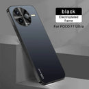 For Xiaomi POCO F7 Ultra Case Hard AG Matte Plating Lens Protective Back Cover Cases For Xiaomi POCO F7 F6 F5 Pro Phone Shell