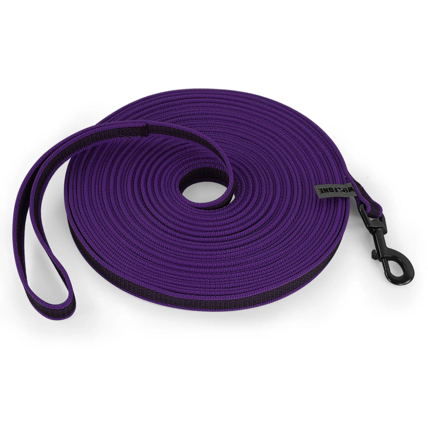 Correa para perros de látex, seda, mediana y pequeña, larga, de 1,5 m, 5 m, 3 m y 15 m, fácil y práctica para entrenamiento, correa para perros grande de dos colores, 10 metros.
