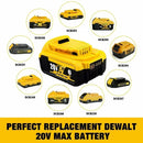 100% nueva batería de repuesto de litio DCB200 20V 6000mAh para Dewalt 18V DCB184 DCB200 DCB182 DCB180 DCB181 DCB182 DCB201 DCB206