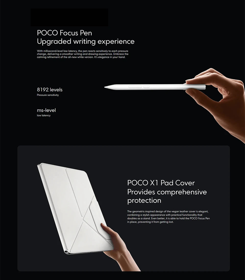 POCO Pad X1 8GB 512GB Tablet PC 11'' 144Hz Wi-Fi 6E 8850mAh