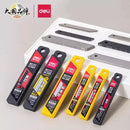 Deli 10pcs/box Knife Blade 9mm 18mm SK5 Metal Blades for Home School Supplies Art Craft Paper Box Cutting Utility Knife Tool