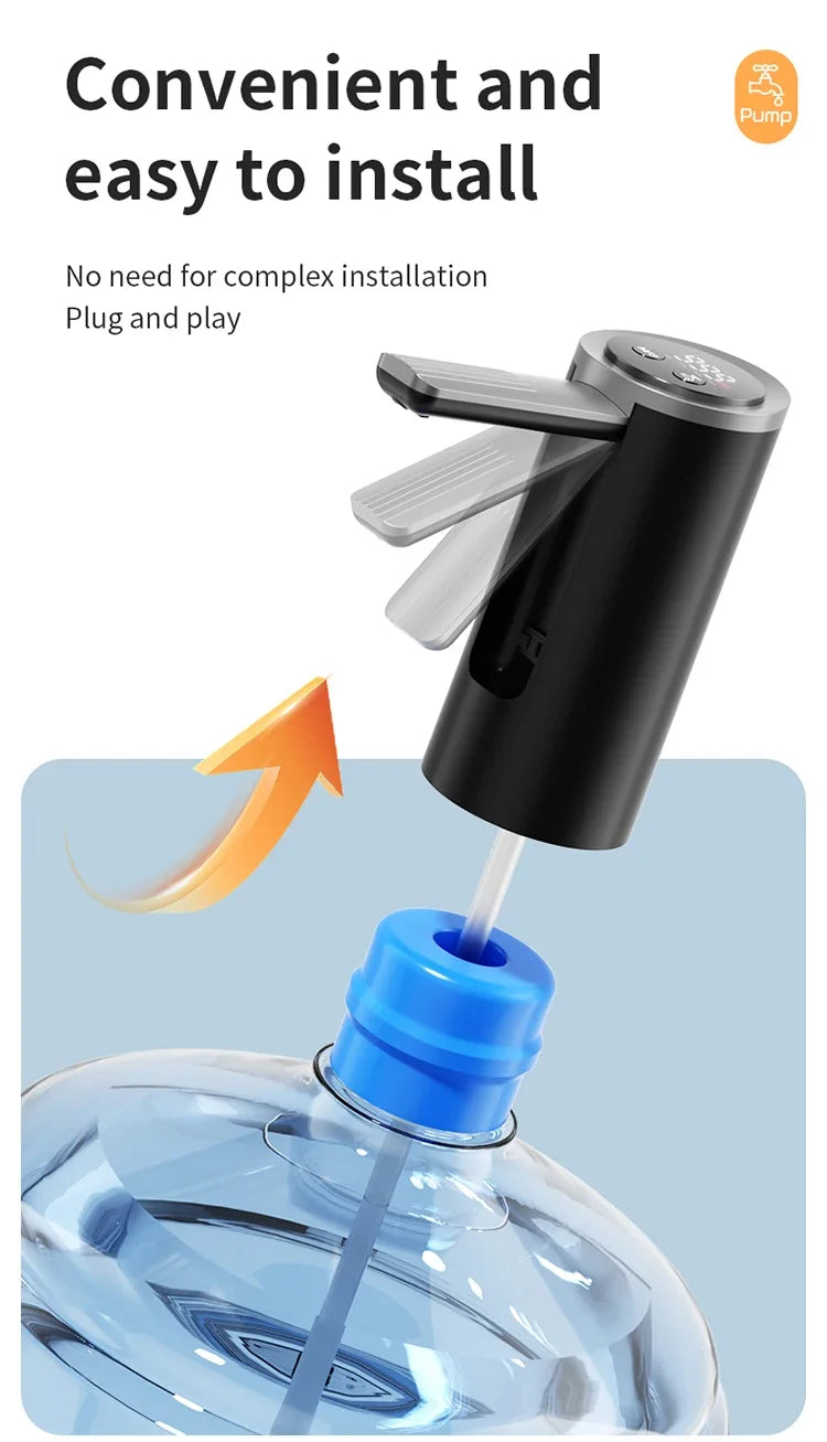 Smart Quantitative Alcohol Dispenser Professional High End Whiskey Pump Dispenser Liquor Pump Adjustable Foldable Wine Decanter