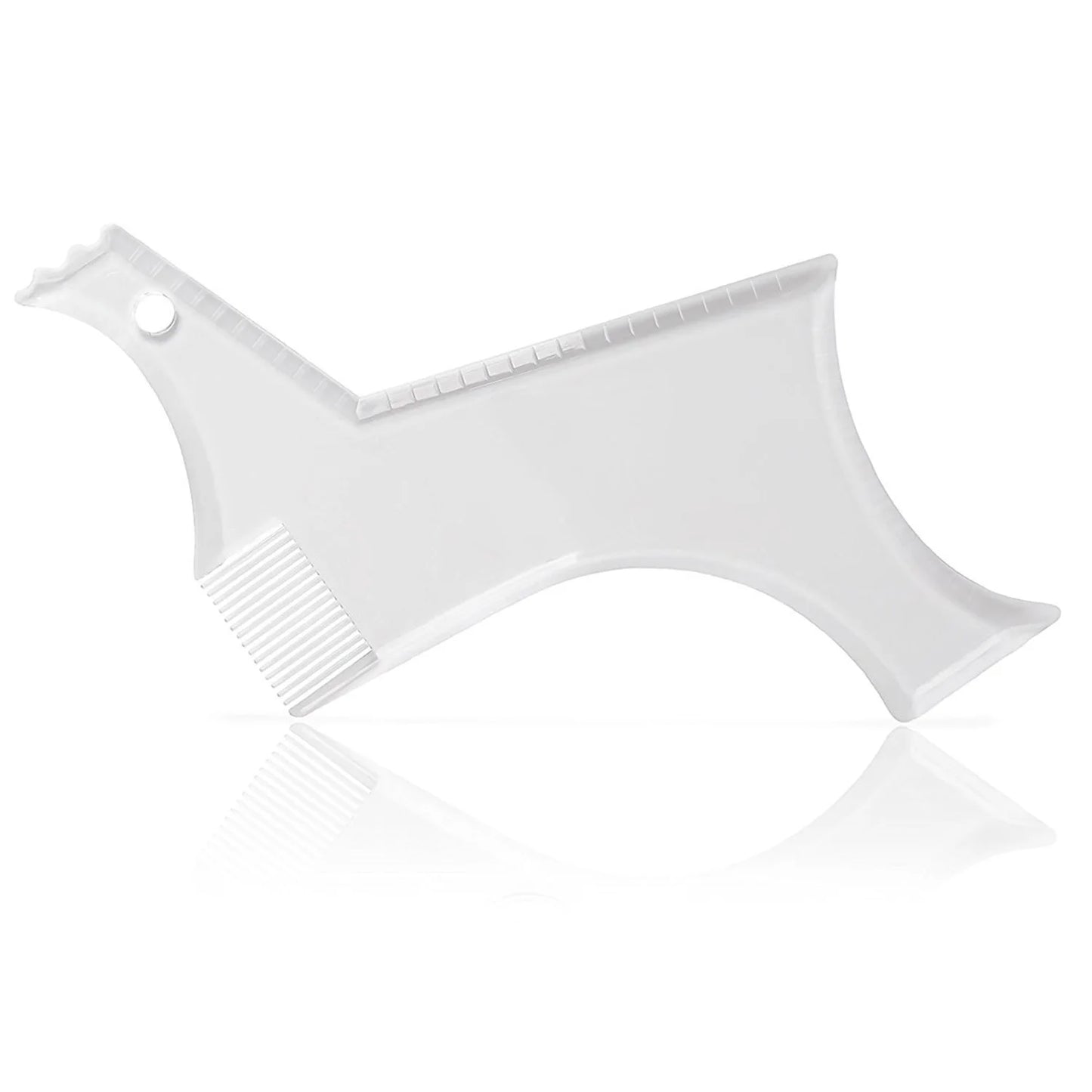 Men Beard Styling Template Stencil Beard Comb Fits All-In-One Beard Shaping Tool Barber Supplies Professional Beard Accessories