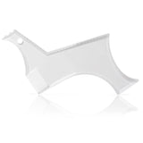 Men Beard Styling Template Stencil Beard Comb Fits All-In-One Beard Shaping Tool Barber Supplies Professional Beard Accessories