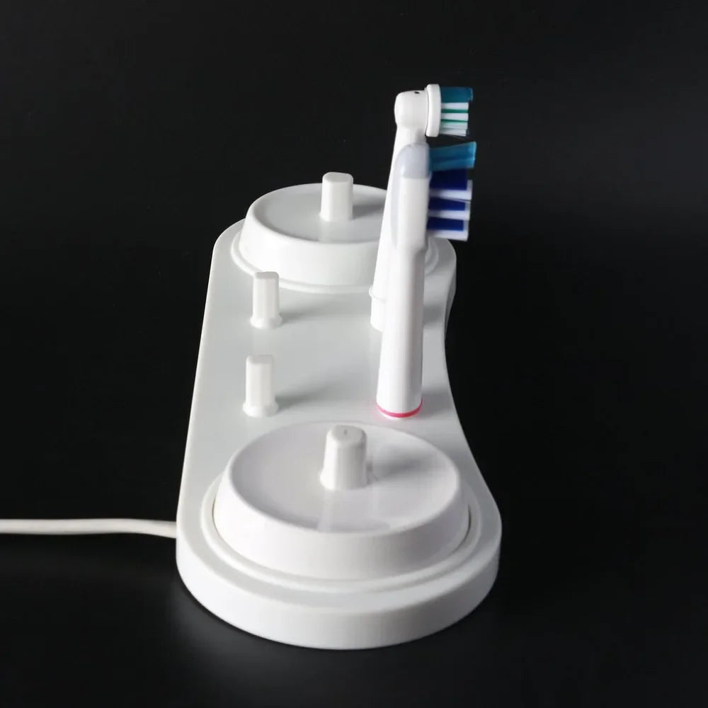 1Pc Oral B Electric Toothbrush Holder Bracket Bathroom Stand Base Support with Charger Hole for Tooth Brush Heads
