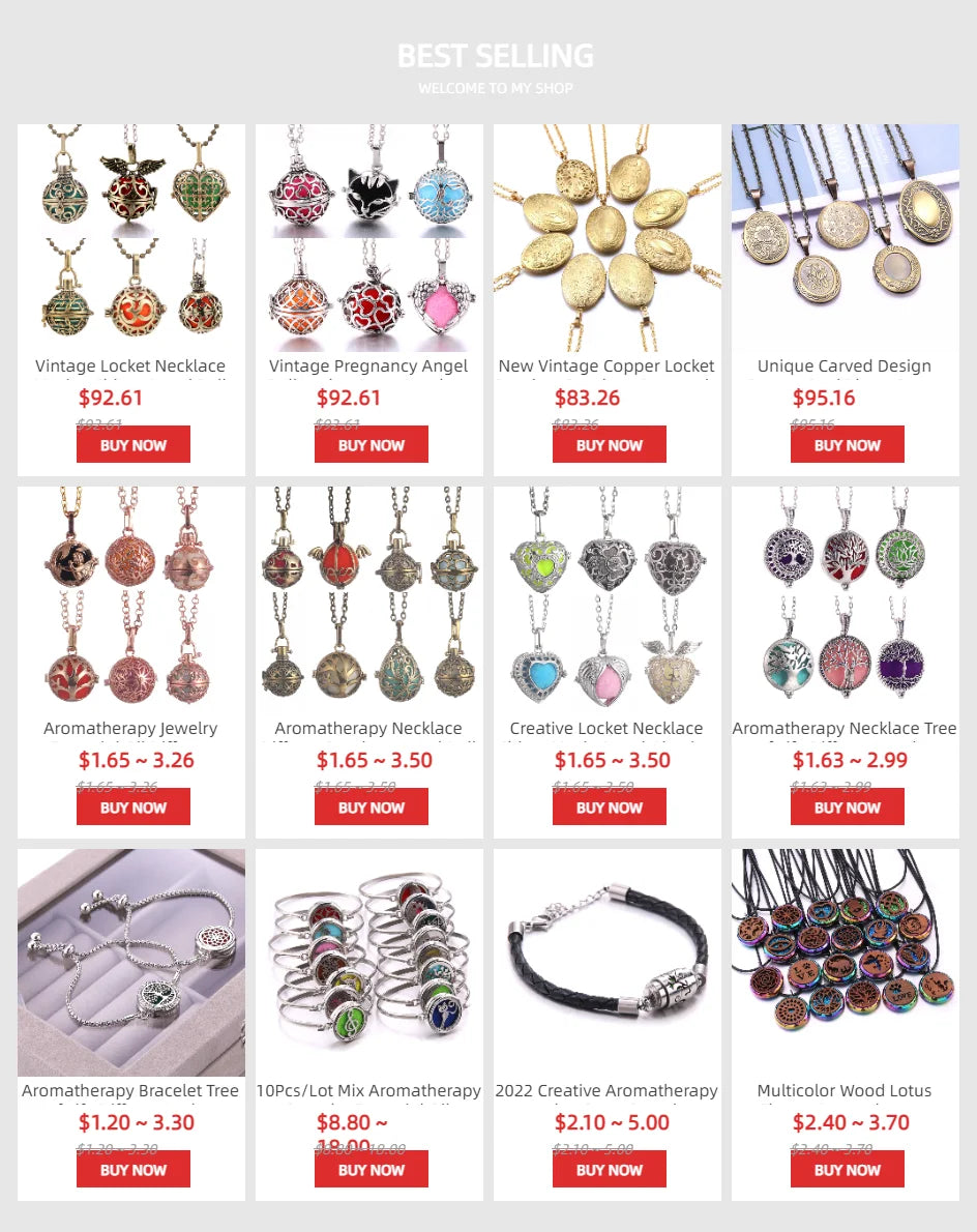 2023 New Aromatherapy Jewelry Necklaces Essential Oil Diffuser Necklace Stainless Steel Open Locket Aroma Scent Perfume Necklace