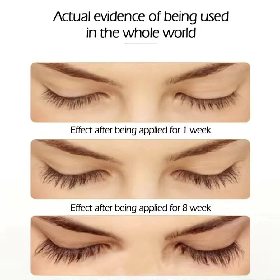 1 suero nutritivo potenciador de pestañas y cejas con ingredientes naturales para unas cejas más largas, gruesas y abundantes. Maquillaje para pestañas.