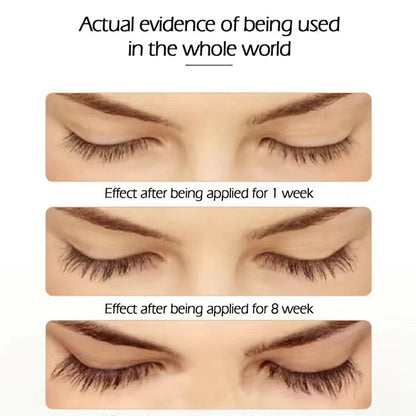 1 suero nutritivo potenciador de pestañas y cejas con ingredientes naturales para unas cejas más largas, gruesas y abundantes. Maquillaje para pestañas.
