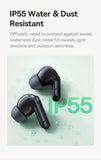 Fones de Ouvido True Wireless Baseus Bass EP10 NC – Cancelamento de Ruído ANC de -43dB, Bluetooth 6.0, Intra-auriculares, 4 Microfones com ENC