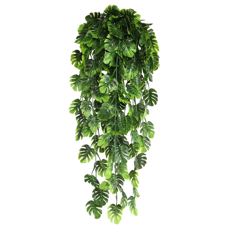 90cm Persian fern Leaves Vines Home Room Decor Hanging Artificial Plant Plastic Leaf Grass Wedding Party Wall Balcony Decoration