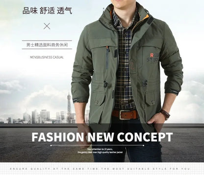 Chaqueta táctica cortavientos para hombre, impermeable, con capucha, para exteriores, deportiva, militar, talla europea, S-5XL, para escalada de campo, ropa fina